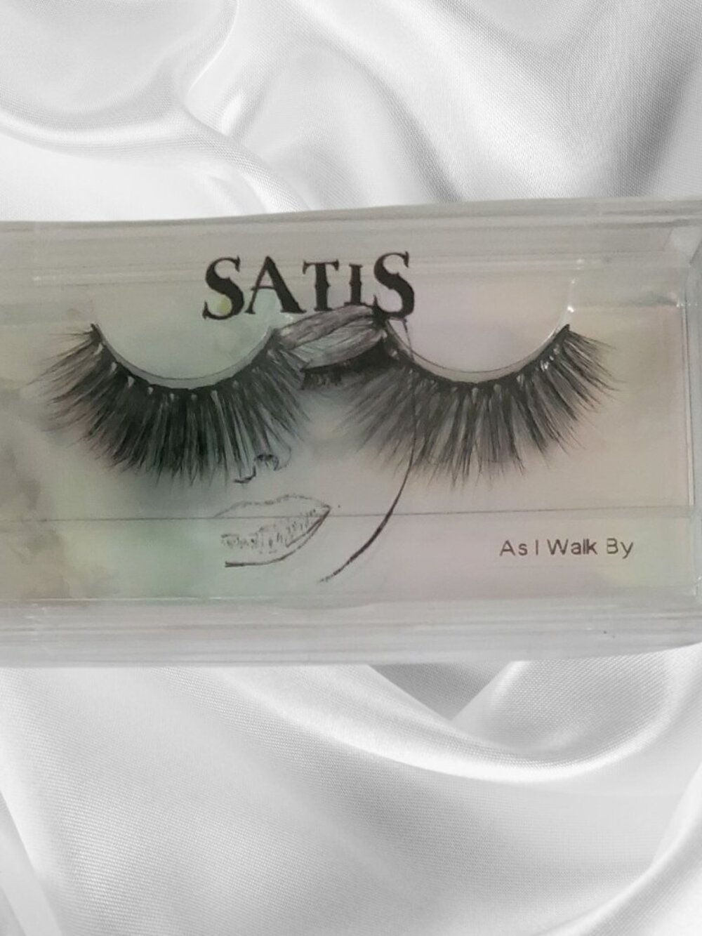 Satis Faux Mink False Strip eyelashes Black 10mm to 12mm